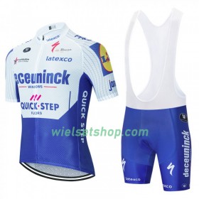 Fietskleding (Fietsshirt + Korte Koersbroek) 2020 Deceuninck-Quick-Step N001